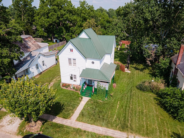 83 2nd St, Shelby, OH 44875 - aerial view of property and surrounding area