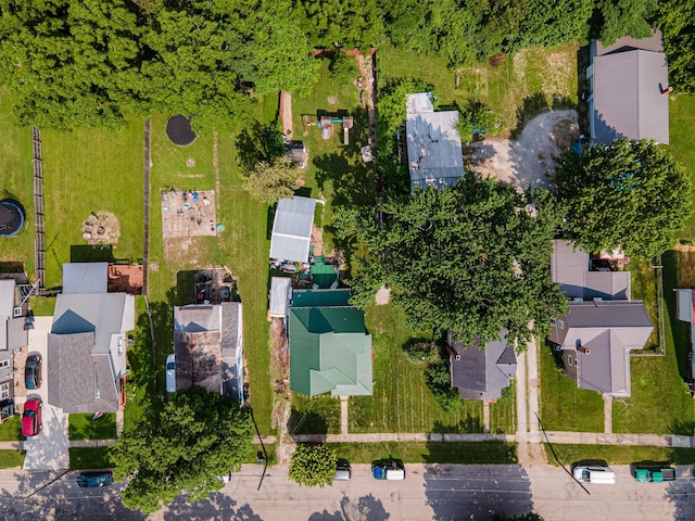 83 2nd St, Shelby, OH 44875 - aerial perspective of suburban area