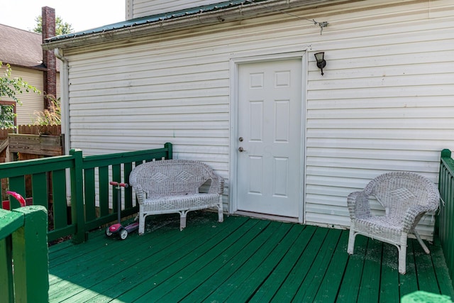 83 2nd St, Shelby, OH 44875 - view of wooden deck