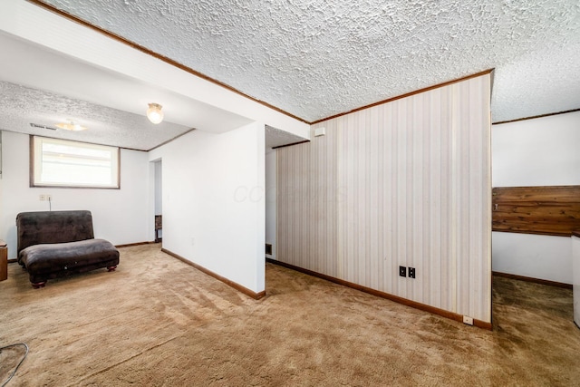 2197 Bayfield Dr, Columbus, OH 43229 - unfurnished room with a textured ceiling and carpet flooring