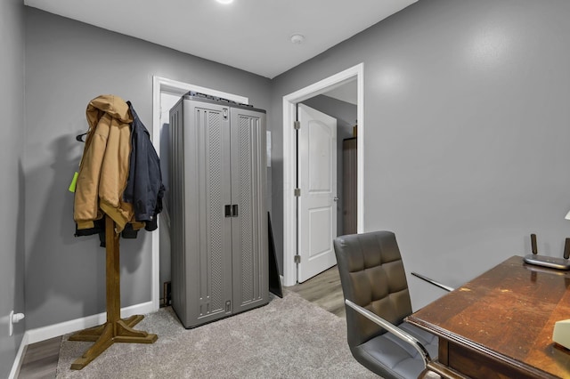 716 N Mount Pleasant Ave, Lancaster, OH 43130 - office area with carpet floors and baseboards