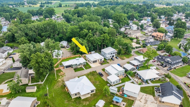 58 Lippert Ln, Buckeye Lake, OH 43008 - aerial perspective of suburban area