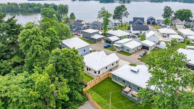 58 Lippert Ln, Buckeye Lake, OH 43008 - aerial perspective of suburban area featuring a nearby body of water