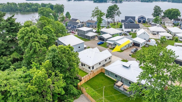58 Lippert Ln, Buckeye Lake, OH 43008 - aerial view of residential area featuring a nearby body of water