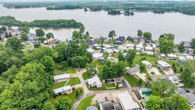 58 Lippert Ln, Buckeye Lake, OH 43008 - aerial view of residential area with a nearby body of water
