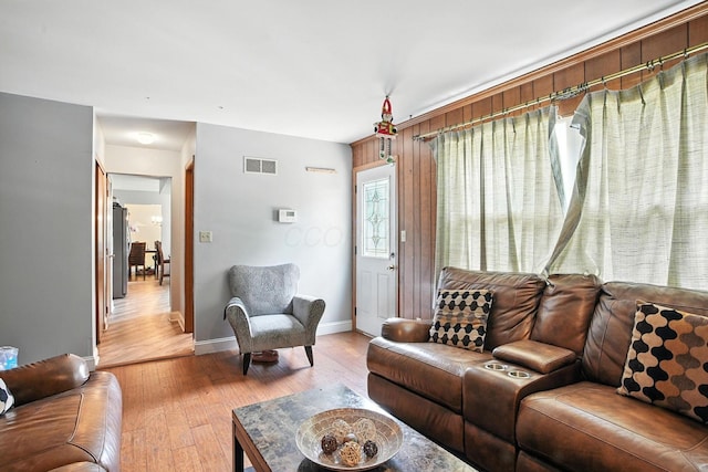 5328 Torchwood Loop E, Columbus, OH 43229 - living room featuring hardwood / wood-style flooring and baseboards