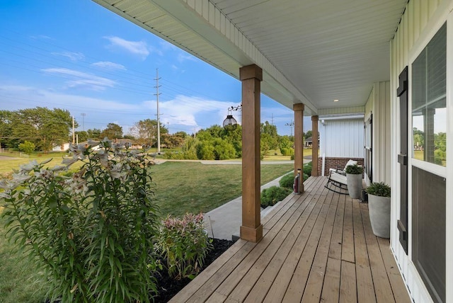 4881 Hoover Rd, Grove City, OH 43123 - porch with a yard