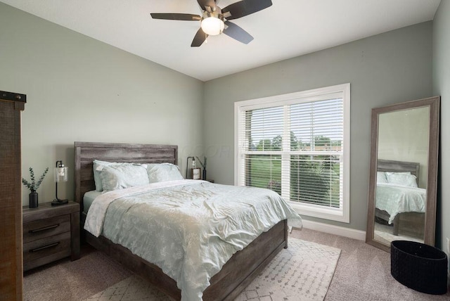 4881 Hoover Rd, Grove City, OH 43123 - bedroom featuring carpet floors and a ceiling fan
