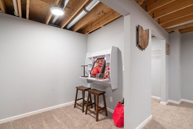 4881 Hoover Rd, Grove City, OH 43123 - finished below grade area with carpet and baseboards