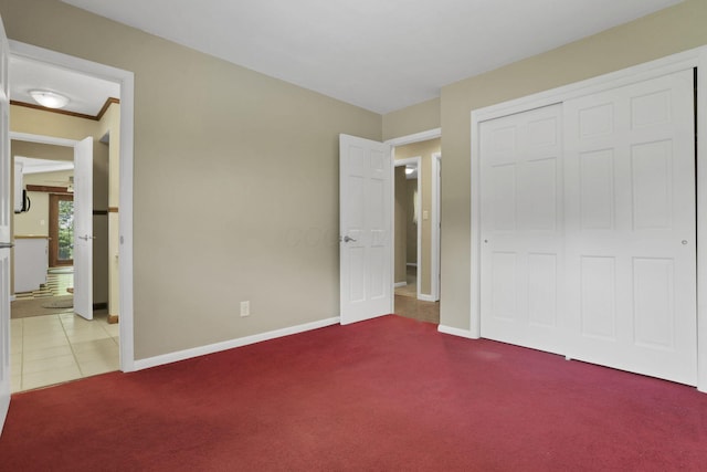 1725 Graham Dr NE, Lancaster, OH 43130 - unfurnished bedroom with carpet floors and a closet