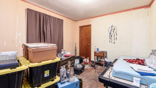 1822 W Mound St, Columbus, OH 43223 - bedroom with wood finished floors