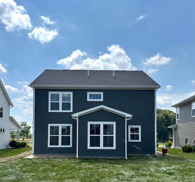 8760 Apricot Way Lot 1917, Plain City, OH 43064 - rear view of house with a yard