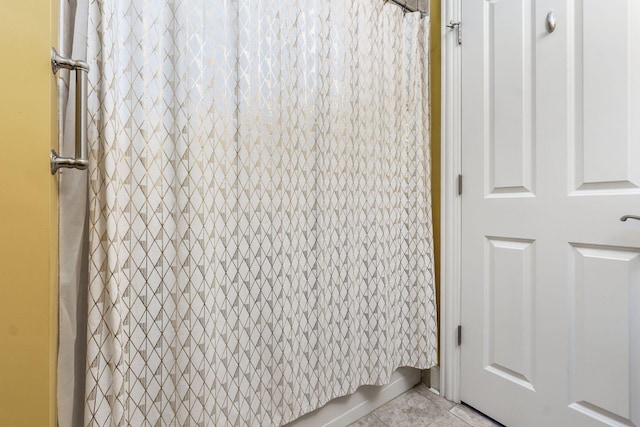4881 Primrose Ct, Grove City, OH 43123 - full bathroom featuring tile patterned floors and a shower with shower curtain