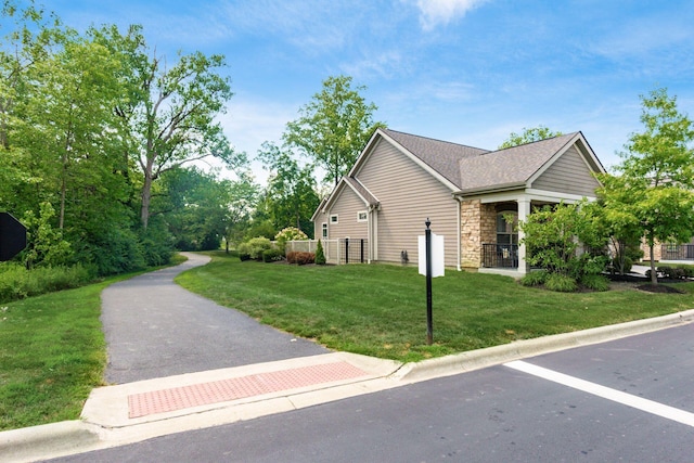 4881 Primrose Ct, Grove City, OH 43123 - view of property exterior featuring stone siding