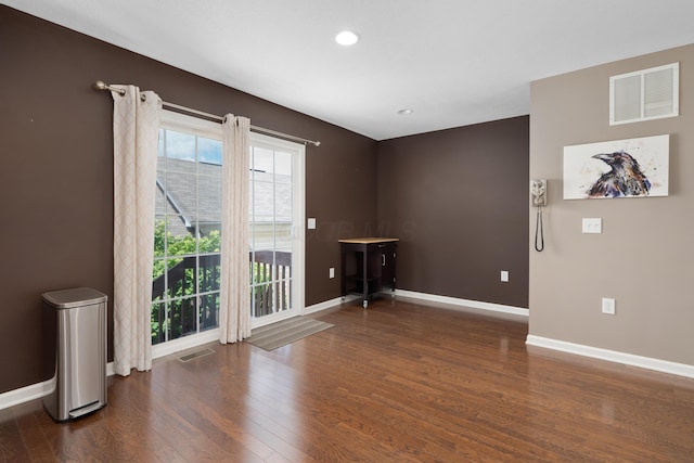 3839 Rubythroat Dr, Columbus, OH 43230 - unfurnished room featuring wood finished floors and recessed lighting