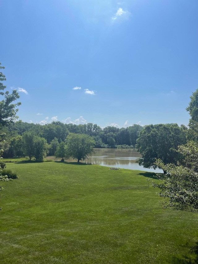 7616 Richardson Rd, Groveport, OH 43125 - view of green lawn with a water view