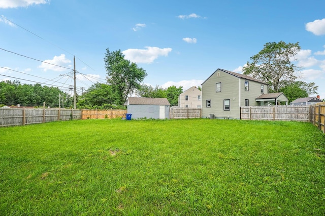 2292 Traymore Pl, Columbus, OH 43211 - fenced backyard with a storage shed
