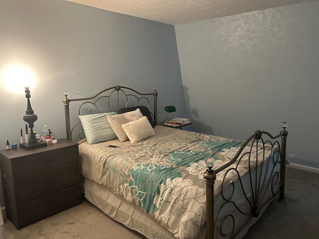 5479 Worthington Forest Pl, Columbus, OH 43229 - bedroom featuring light colored carpet and a textured ceiling