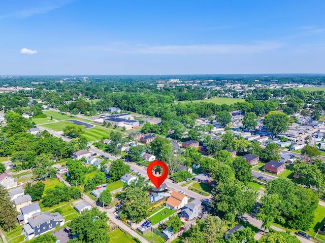 3189 E 6th Ave, Columbus, OH 43219 - aerial overview of property's location featuring nearby suburban area