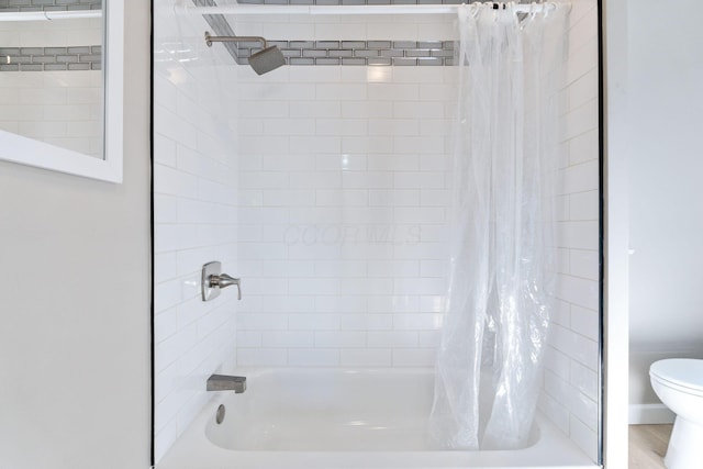 3189 E 6th Ave, Columbus, OH 43219 - bathroom with shower / bath combo with shower curtain and toilet