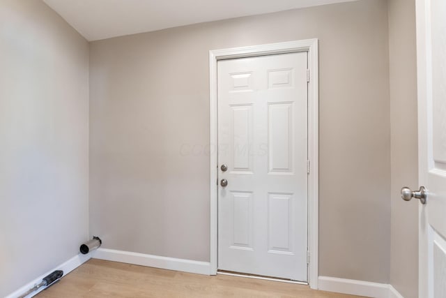 3189 E 6th Ave, Columbus, OH 43219 - washroom with light wood-type flooring and baseboards