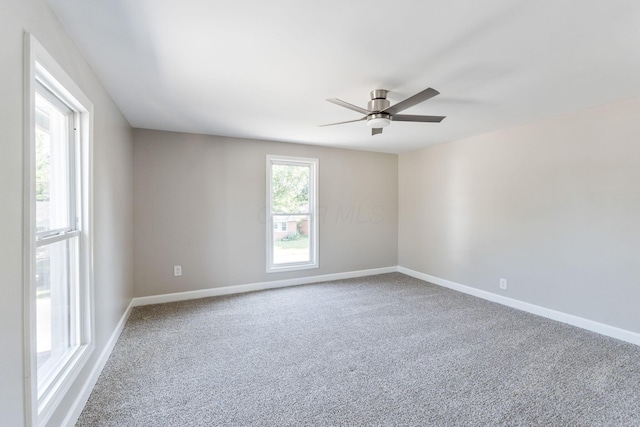 3189 E 6th Ave, Columbus, OH 43219 - unfurnished room with carpet flooring and ceiling fan