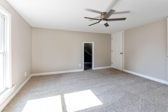 3189 E 6th Ave, Columbus, OH 43219 - unfurnished room with carpet flooring and ceiling fan