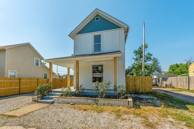 3189 E 6th Ave, Columbus, OH 43219 - view of front of house featuring a porch and board and batten siding