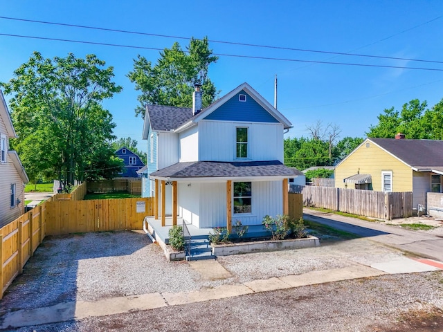 3189 E 6th Ave, Columbus, OH 43219 - view of front of home featuring roof with shingles and a porch