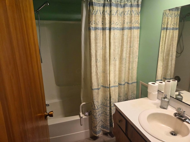 7376 Mink St SW, Pataskala, OH 43062 - full bath with vanity and shower / bath combination with curtain