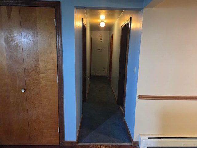 7376 Mink St SW, Pataskala, OH 43062 - corridor featuring a baseboard heating unit