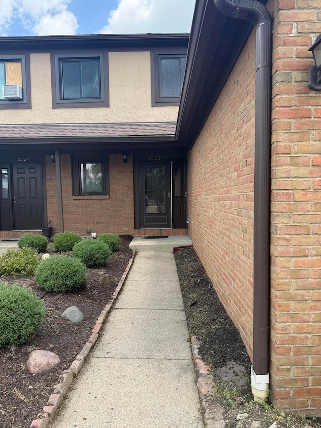 2022 Queensgate Ln, Columbus, OH 43235 - view of exterior entry featuring brick siding