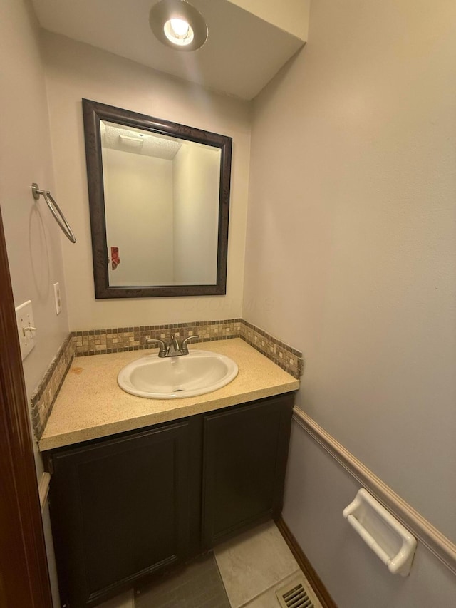 2022 Queensgate Ln, Columbus, OH 43235 - bathroom with vanity and tile patterned flooring