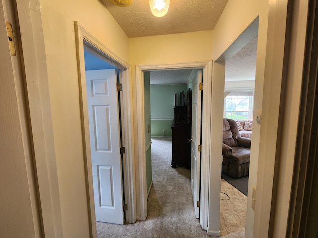 450 Williamsburg Ln Unit A, Lancaster, OH 43130 - corridor featuring carpet and a textured ceiling