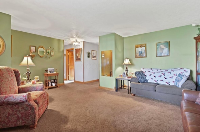 12232 Cleo Rd, Orient, OH 43146 - carpeted living area featuring baseboards