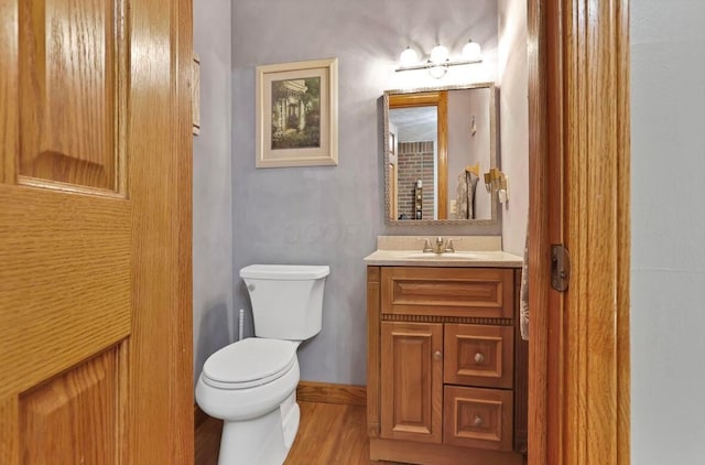 12232 Cleo Rd, Orient, OH 43146 - bathroom featuring vanity and wood finished floors