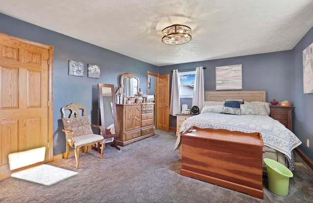 12232 Cleo Rd, Orient, OH 43146 - carpeted bedroom with baseboards and a textured ceiling