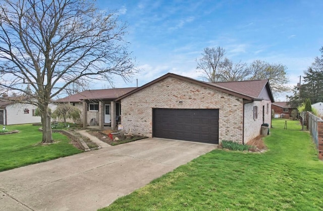 12232 Cleo Rd, Orient, OH 43146 - ranch-style home featuring brick siding, a garage, and driveway