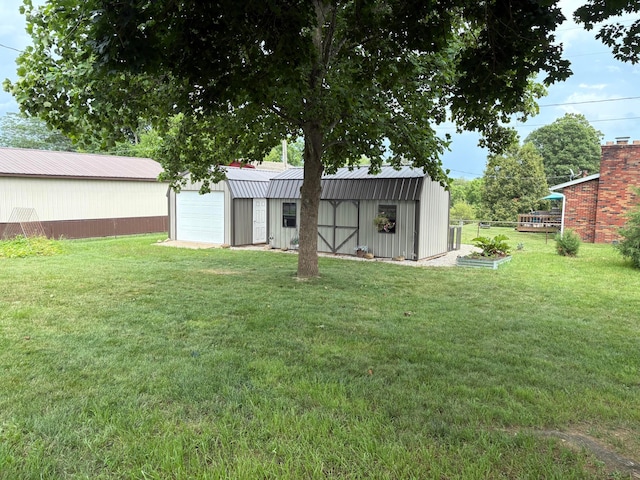 12232 Cleo Rd, Orient, OH 43146 - view of green lawn with an outdoor structure