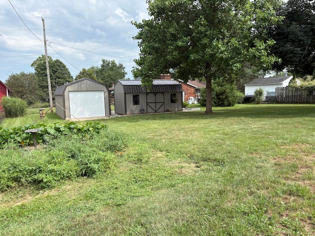 12232 Cleo Rd, Orient, OH 43146 - view of yard featuring a garage and a shed