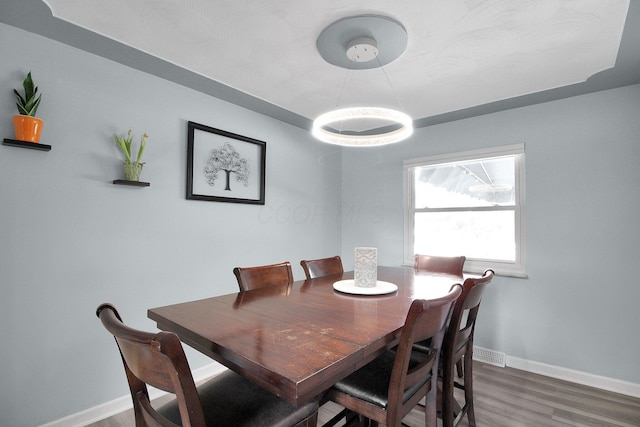 6146 Catawba Dr, Grove City, OH 43123 - dining room featuring baseboards and wood finished floors