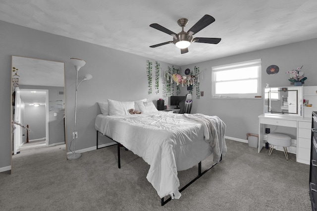 6146 Catawba Dr, Grove City, OH 43123 - bedroom with carpet flooring and ceiling fan