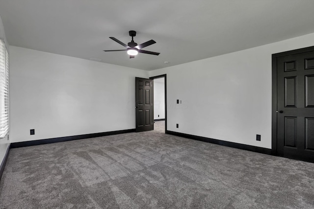 10123 Loop Rd, Millersport, OH 43046 - carpeted spare room with baseboards and ceiling fan