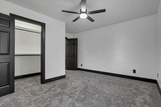 10123 Loop Rd, Millersport, OH 43046 - unfurnished bedroom with carpet floors and a ceiling fan