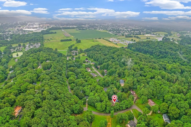 976 Hillside Dr, Newark, OH 43055 - view of property location with a forest