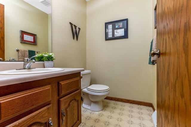 976 Hillside Dr, Newark, OH 43055 - bathroom with toilet and vanity