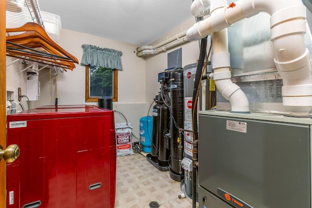 976 Hillside Dr, Newark, OH 43055 - utilities featuring separate washer and dryer and heating unit