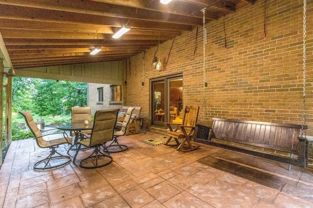 976 Hillside Dr, Newark, OH 43055 - view of patio featuring outdoor dining area
