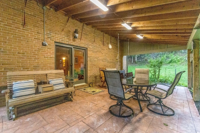976 Hillside Dr, Newark, OH 43055 - view of patio / terrace with outdoor dining space