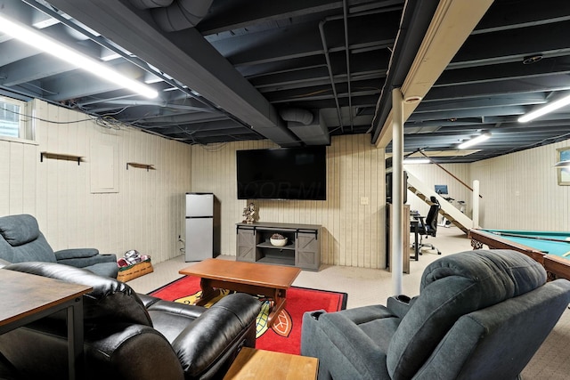 371 Ashworth Ct, Dublin, OH 43017 - living area featuring pool table
